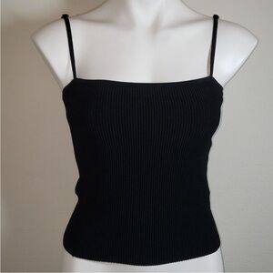 NWOT Aritzia Babaton Sculpt Knit Cami Tank - Black